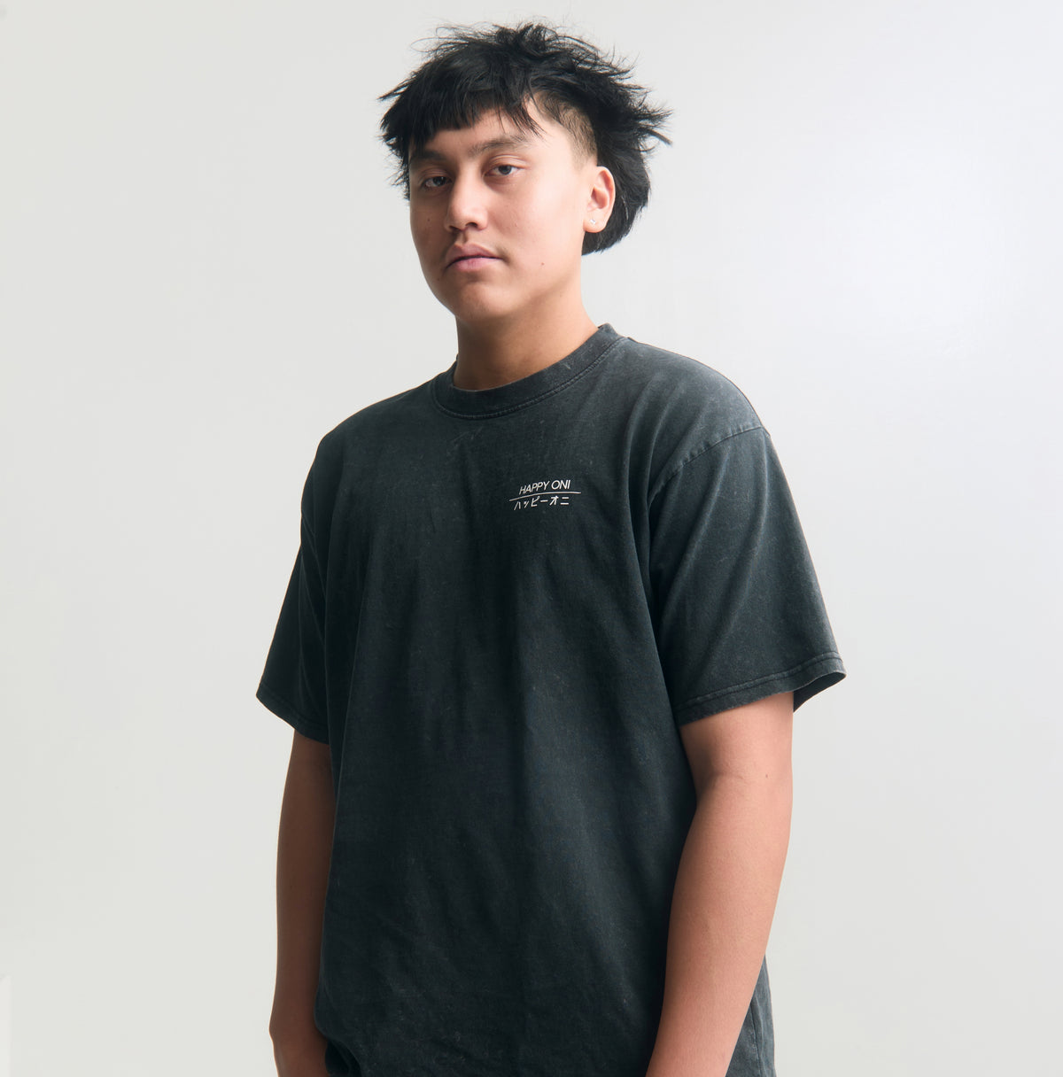 HAPPY ONI - Oversized Black